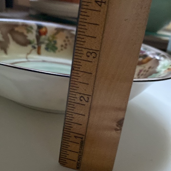 Antique Prov Saxe Germany serving bowl. And 4 individual dessert dishes - Picture 13 of 13